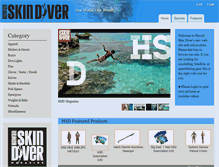 Tablet Screenshot of hawaiiskindiver.com